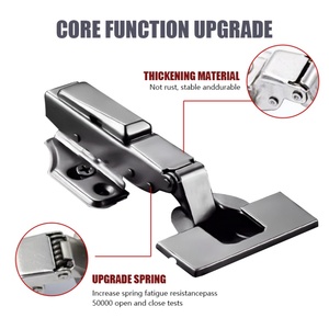 35mm <b>Small</b>-Angle Soft-Closing Furniture Hardware for Kitchens and Bedrooms for Apartments - Product Image 2