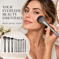 40 buah alat kecantikan profesional kombinasi besar Eye Shadow Blush rambut bubuk Makeup spons