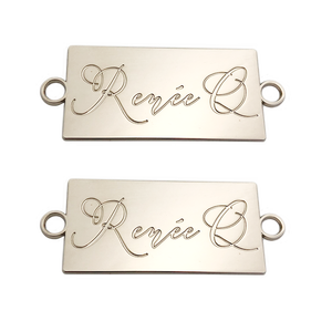 La etiqueta <span class=keywords><strong>al</strong></span> <span class=keywords><strong>por</strong></span> <span class=keywords><strong>mayor</strong></span> de la <span class=keywords><strong>ropa</strong></span> del molde fundido con los agujeros modificó <span class=keywords><strong>para</strong></span> requisitos <span class=keywords><strong>particulares</strong></span> cose en las placas - Product Image 5