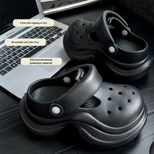 หัวเจาะรูอินฟาเรดหัวรอินฟราเรดสำหรับผู้หญิงบนอินเทอร์เน็ตของคนดังหัวเท้าอีวาแฟชั่นใหม่ฤดูใบไม้ผลิเพิ่มความสูงมูลค่าสูงฤดูร้อน - Product Image 3