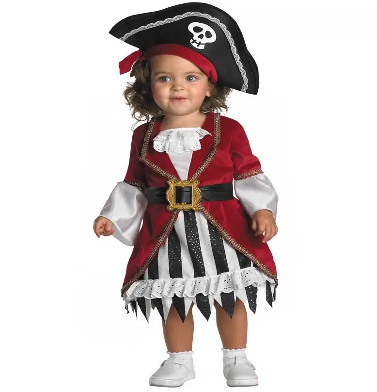 Popeye disfraz de sailor pirate para bebé, vestido para niña para halloween y Carnaval