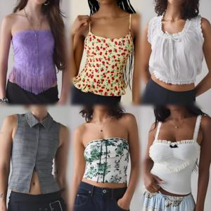 Déstockage Usine 2026 : Lots de Crop Tops Décontractés d'Été pour Femmes – Expédition Aléatoire du Stock - Product Image 5
