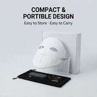 Masque de photothérapie à lumière rouge 630 nm avec modes continu et pulsé pour le rajeunissement du visage