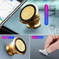 Modèles d'impression universelle Rotation 360 Alliage Forte Navigation Magnétique Cellulaire Support de Téléphone Mobile de Voiture Support de Téléphone Personnalisé