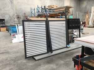 Panneaux muraux horizontaux en alliage d'aluminium sur mesure, résistants à la rouille, pour clôtures d'intimité extérieures, installation facile - Product Image 3