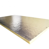 Panel de Techo de Aislamiento Térmico Ecológico de Lana de Vidrio Resistente al Fuego con Lámina de Aluminio, Diseño Moderno