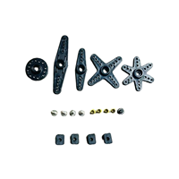 Pour DIYmall Haute Qualité En Plastique Servo Bras Pack Composants Métalliques Compatible MJ Standard Moyen Servomoteurs pour Véhicules À Distance