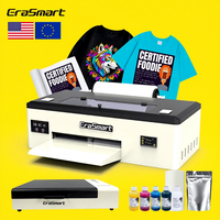 EraSmart Digital 33cm A3 DTF-machineprinter 1390 Pet Film 13 inch DTF-printer met oven voor het drogen van alle textiel T-shirts