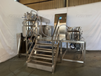 Mélangeur Disperseur à Cisaillement Élevé Homogénéisateur Machine de Production de Peintures et Revêtements Pompe Moteur Qualité Alimentaire Roulement Chimique SUS316L