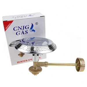 JG Quemador de <span class=keywords><strong>Gas</strong></span> <span class=keywords><strong>LPG</strong></span> portátil para acampar con control de válvula de latón propano al aire libre Mini estufa de <span class=keywords><strong>Gas</strong></span> cabeza cocinas - Product Image 3