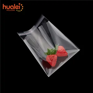 Custom Cellophane Cello Bags Clear Self-Sealing Plastic Packaging CPP OPP Bopp Oppbag for Clothes T-Shirts Pants