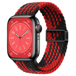 สายนาฬิกาแบบถักไนล่อนหัวเข็มขัดแม่เหล็กสำหรับ Apple Watch S11 - Product Image 5