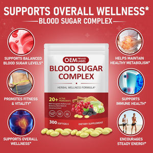 Suplemento OEM en Cápsulas Blandas para el Nivel de Azúcar en Sangre con Canela, Melón Amargo, Hoja de Morera, Fenogreco, Berberina y Vitaminas para la Energía - Product Image 3