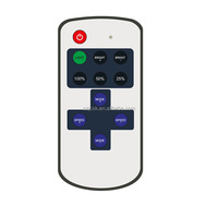 Control Remoto JCXK de 21 Teclas, Impermeable, con Código de Aprendizaje Infrarrojo, para TV, Decodificador, Luz LED, Calentador, Reproductor, Alcance de 20m, Batería AAA