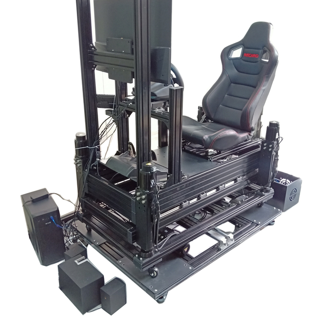 DIY 4DOF+2TL+S Aluminum Sim Racing Cockpit Kit for Home VR Game Motion Frame Sim Rig