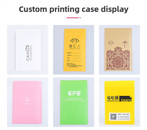Enveloppes matelassées en polybulle avec logo personnalisé, sacs d'expédition pour emballage express, faible MOQ - Product Image 4