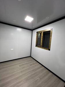 Maison préfabriquée extensible en conteneur imperméable de 10 pieds, 15 pieds, 20 pieds, 2 chambres, isolée, pliable, préfabriquée avec salle de bain - Product Image 5