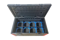 OEM/ODM de gran tamaño de plástico Tv 55 Flight Case con espuma plegable Led Panel Flight Case extraíble Flight Case para cables