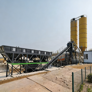 Planta Mezcladora de Concreto Portátil de Alta Eficiencia y Rápida Instalación, 60m³, 100m³, 240m³, Planta Móvil para Mezclar Cemento y Mortero, Mezcladora Eléctrica - Product Image 4