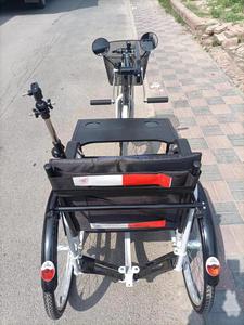 Bon marché vélo à main pliable tricycle à manivelle fauteuil roulant manuel pour les handicapés réadaptation handicap léger - Product Image 3
