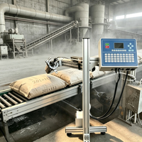 Imprimante jet d'encre industrielle en ligne à grands caractères, machine de codage continu pour la ligne de production en usine, impression de colis