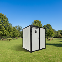 Salle de bain mobile extensible de haute qualité, toilettes préfabriquées portables avec douche pour maison et appartement, fabriquées en panneaux sandwich