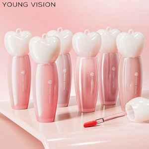 YOUNG VISION Aceite Labial Vegano para <span class=keywords><strong>Adolescentes</strong></span>, Brillo Labial Refrescante para el Verano en Forma de Estrella, Tinte Labial de 6 Colores con Orificio para Cadena - Product Image 5