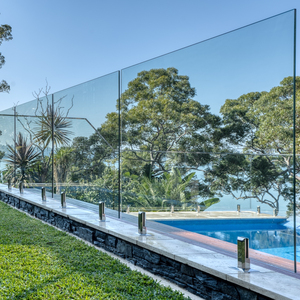 Rampe en verre résistante au vent, balustrade en verre robuste pour escaliers côtiers <span class=keywords><strong>et</strong></span> terrasses de <span class=keywords><strong>plage</strong></span> - Product Image 5