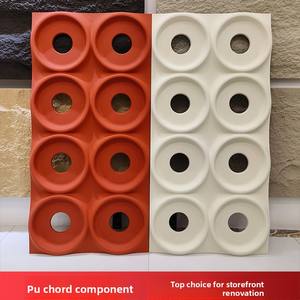 Componente <span class=keywords><strong>de</strong></span> PU ligero para decoración <span class=keywords><strong>de</strong></span> fachadas <span class=keywords><strong>de</strong></span> tiendas, material <span class=keywords><strong>de</strong></span> imitación <span class=keywords><strong>de</strong></span> bloques <span class=keywords><strong>de</strong></span> cemento, ladrillo hueco para pared <span class=keywords><strong>de</strong></span> fondo, fácil <span class=keywords><strong>de</strong></span> instalar. - Product Image 2