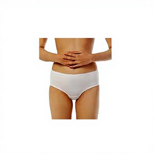 Nuevas bragas desechables transpirables sin alas para mujer, con estampado por transferencia térmica, de color sólido, cómodas para el período. - Product Image 1
