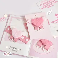 Pendentif de sac Ailes d'ange créatives, Porte-clés Cœur de dessin animé mignon, Boucle de présentation DIY pour sacs style 'Sweet Girl', Accessoires de sac, Cadeaux faits main pour filles