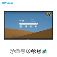 Pantalla Plana Interactiva Inteligente de 55 65 75 86 Pulgadas, 4K, Táctil, Digital, Todo en Uno, con Sistema Operativo Dual, para Salas de Conferencias y Escuelas