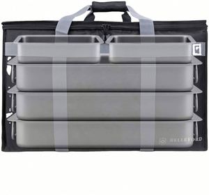 Sac isotherme personnalisable 600D imperméable pour pique-nique, sac de livraison alimentaire thermique de conservation de la chaleur du fournisseur chinois - Product Image 3