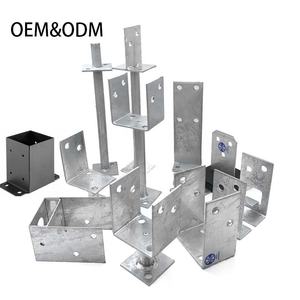 Galvanized Metal Timber <strong>Post</strong> Anchor Iron <strong>Concrete</strong> Fastener - Product Image 4