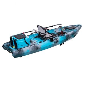 <span class=keywords><strong>Kayak</strong></span> à pédales spécial Galaxy UBP-K9, monoplace, bateau de pêche professionnel sur l'eau - Product Image 2