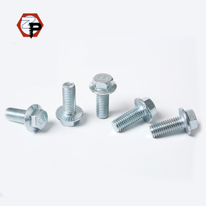 Produttore di elementi di fissaggio DIN6921 M5-M20 in acciaio al carbonio placcato zinco grado 4.8/8.8/10.9/12.9 bulloni della flangia della testa esagonale - Product Image 6