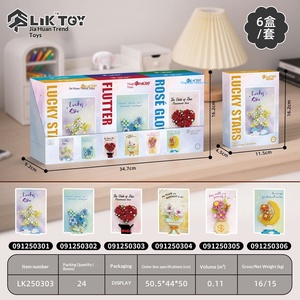 <span class=keywords><strong>Xihuan</strong></span> - Juguetes Educativos de Plástico para Construir, Bloques de Construcción de Micro Piezas con Forma de Rosa, Regalo para el Día de San Valentín y el Día del Niño, 6 Conjuntos Temáticos - Product Image 6