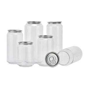 Vaso de Plástico Redondo Personalizado de China de 250ml, 330ml, 500ml, Vaso de Plástico PET para Bebidas, Lata Transparente para Jugo de Frutas, Latas de Plástico para Refrescos con Tapa Sellada - Product Image 2