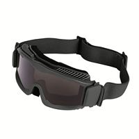Yijia Lunettes Tactiques Lunettes Tactiques Anti Brouillard Lunettes De Tir Avec 3 Lentilles Interchangeables UV400 Protection Airsoft Lunettes