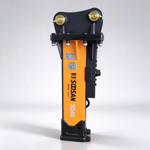 SOOSAN SQ40 Box Type Silent Hydraulic Rock Breaker for 4-7 Ton Mini Excavator Mining Demolition 1 Year Warranty - Product Image 1