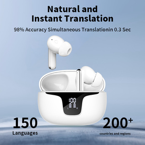 VORMOR V19 Auriculares Inalámbricos Inteligentes Blancos de Gran Venta con Traducción de Idiomas por IA y Función de Traductor de Voz - Product Image 2