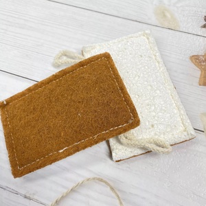 Éponge de cuisine en cellulose et sisal, en fibres de coco, écologique, biodégradable, pour le lavage et le nettoyage des vaisselles, éponge à récurer - Product Image 6