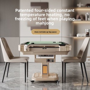 Fully Automatic Silent Mahjong Machine Foldable Low Noise 2 1 Dual Purpose Table Shuffling Heating Mahjong Table Fully Automatic - Product Image 5