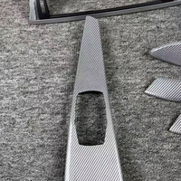 Kits intérieurs en fibre de carbone pour BMW M3 M4 F30F32F34F36, 7 pièces, console centrale, tableau de bord, poignée de porte intérieure, décoratifs