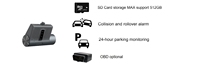 4G Gps Wifi Dashcam 3ch 1080p Full Hd Video Recorder Lente dual Vehículo Cámara Grabadora Dash CAM h.265 4G Dashcam Mdvr