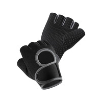 Guantes de Ciclismo Unisex de Verano, Transpirables, Antideslizantes, de Medio Dedo, para Levantamiento de Pesas, Entrenamiento en Gimnasio, Ejercicio y Deportes