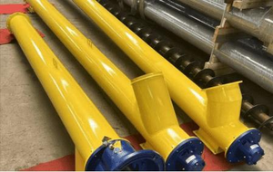 Convoyeur à vis <span class=keywords><strong>pour</strong></span> poudre de chaux robuste - <span class=keywords><strong>Acier</strong></span> au carbone durable et installation facile - Product Image 2