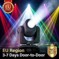 Precio de Fábrica en la UE, Foco Móvil LED de 25W, 8 Gobos, 8 Colores, DMX512, IP33, Iluminación para Parques Temáticos, Escenarios, DJ, Discotecas