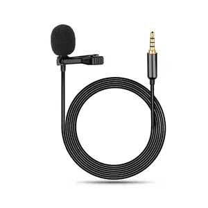 Gold Supplier 3.5Mm Lapel Microphone For Recording Interview