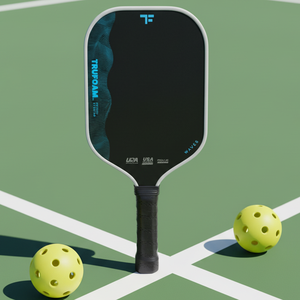 Raquette de pickleball USAPA approuvée CRBN TruFoam Waves, 16 mm, fibre de carbone T700, noyau en mousse Gen 5, allongée, contrôle professionnel, puissance, rotation - Product Image 1